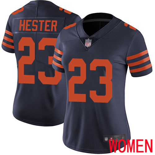 Chicago Bears Limited Navy Blue Women Devin Hester Jersey NFL Football #23 Rush Vapor Untouchable